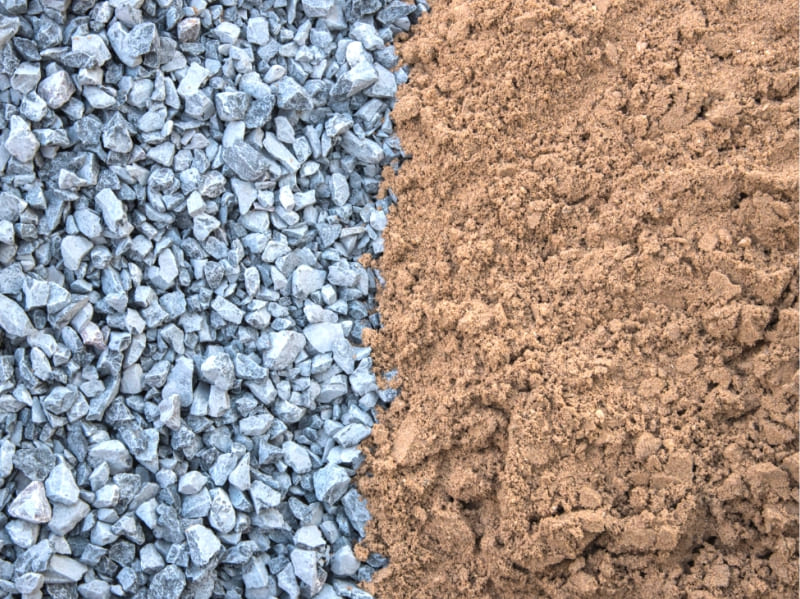 Строительные испытания песка и щебня